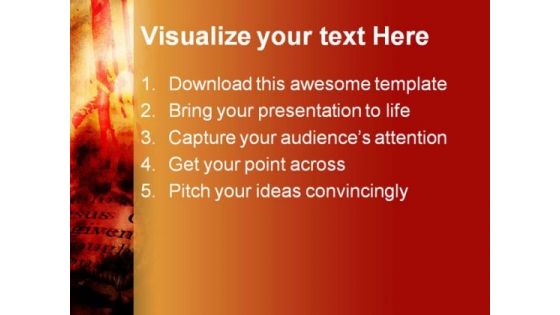 Gothic Abstract Religion PowerPoint Backgrounds And Templates 1210