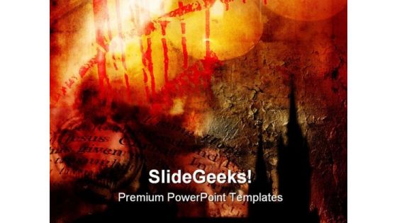 Gothic Abstract Religion PowerPoint Backgrounds And Templates 1210