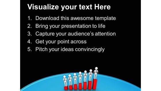 Gradual Business Growth Bar Graph PowerPoint Templates Ppt Backgrounds For Slides 0713