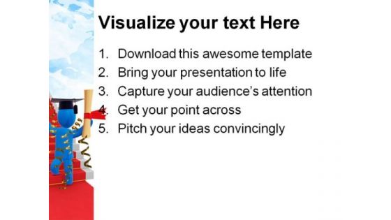 Graduate Student Success PowerPoint Backgrounds And Templates 1210