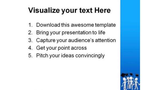Graduate Success PowerPoint Template 1110