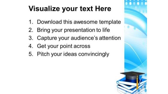 Graduation Concept Education PowerPoint Templates And PowerPoint Themes 0812