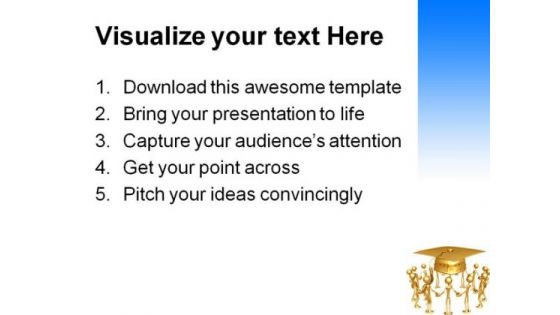 Graduation Group People PowerPoint Backgrounds And Templates 1210