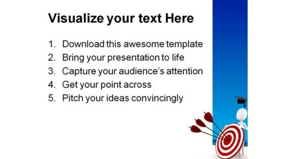 Graduation Target Education PowerPoint Themes And PowerPoint Slides 0311