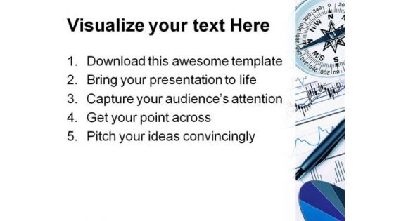 Graph And Chart Business PowerPoint Template 1110