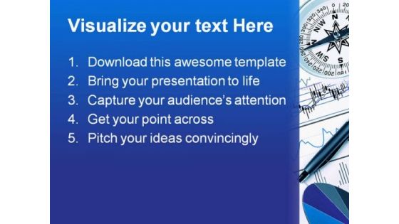 Graph And Chart Business PowerPoint Template 1110