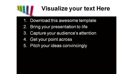 Graph Business PowerPoint Template 0910