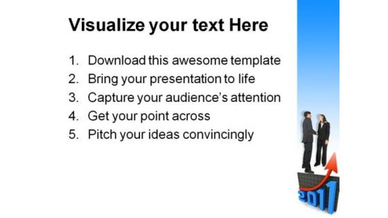 Graph In 2011 Business PowerPoint Backgrounds And Templates 1210