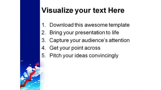 Graph Of Success Business PowerPoint Themes And PowerPoint Slides 0311