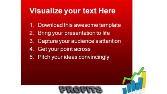 Graph Showing Profits Business PowerPoint Templates And PowerPoint Backgrounds 0511