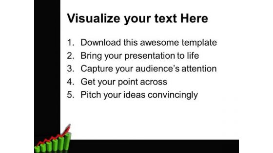 Graph With Arrow Success PowerPoint Templates And PowerPoint Themes 0312