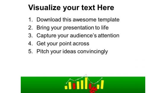 Graph With Business Fluctuations PowerPoint Templates And PowerPoint Themes 1012