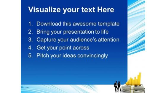 Graph With Dollars Finance PowerPoint Templates And PowerPoint Themes 0612