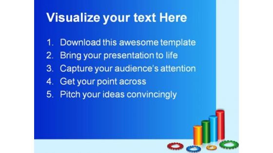 Graph With Gears Success PowerPoint Templates And PowerPoint Backgrounds 1211