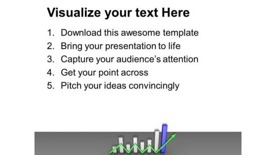 Graph With Success Arrow Finance PowerPoint Templates And PowerPoint Themes 0912