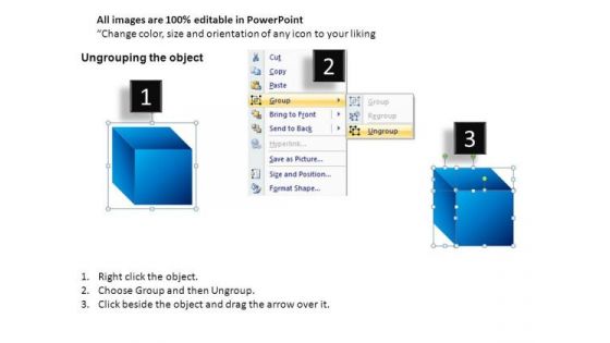 Graphic Man Pushing 3d Blocks PowerPoint Slides And Ppt Diagram Templates