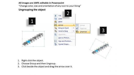 Graphical Arrows 8 Issues Free Flowchart Maker PowerPoint Templates
