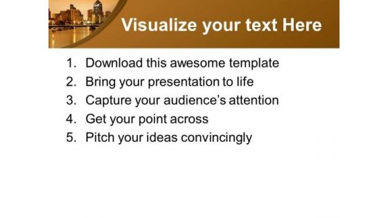 Graphical Background With City Image PowerPoint Templates Ppt Backgrounds For Slides 0413