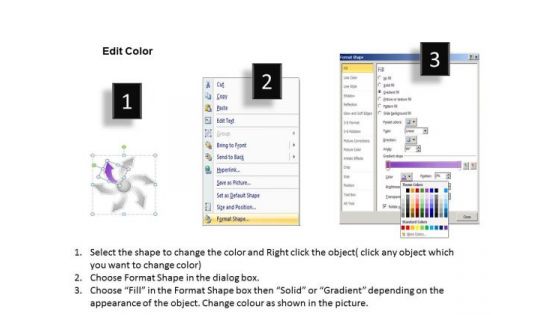 Graphical Illustration Of 6 Data Processes And Flows Gear PowerPoint Templates