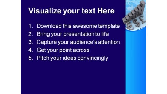 Graphs And Currency Business PowerPoint Themes And PowerPoint Slides 0211