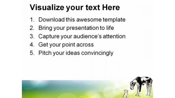 Great Dane Harlequin Animals PowerPoint Themes And PowerPoint Slides 0311