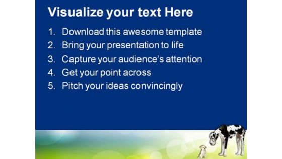 Great Dane Harlequin Animals PowerPoint Themes And PowerPoint Slides 0311