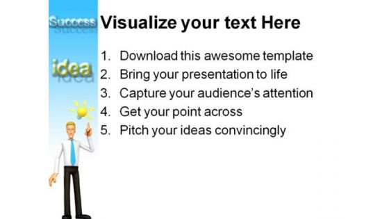 Great Idea Success PowerPoint Templates And PowerPoint Backgrounds 0211