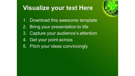 Green Abstract Background PowerPoint Templates Ppt Backgrounds For Slides 0413