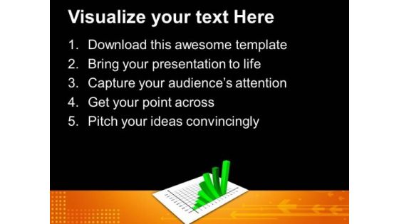 Green Bar Graph PowerPoint Templates And PowerPoint Themes 0912