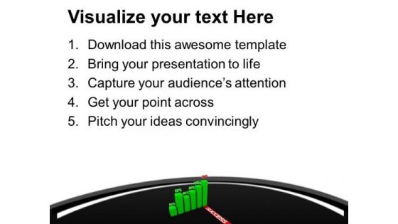 Green Bar Graph With Percentage Marketing PowerPoint Templates Ppt Backgrounds For Slides 0213