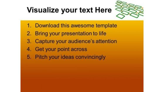 Green Boxes Complex Path Strategy Business PowerPoint Templates Ppt Backgrounds For Slides 1112