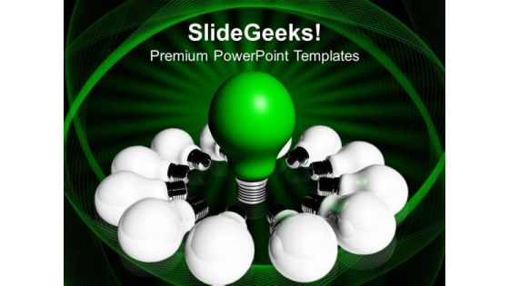 Green Bulb PowerPoint Templates And PowerPoint Themes 1012 Green Bulb PowerPoint Templates And PowerPoint Themes 1012