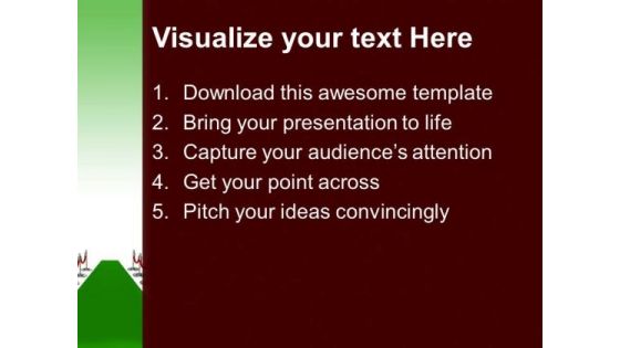 Green Carpet Path Illustration Success PowerPoint Templates Ppt Backgrounds For Slides 1112