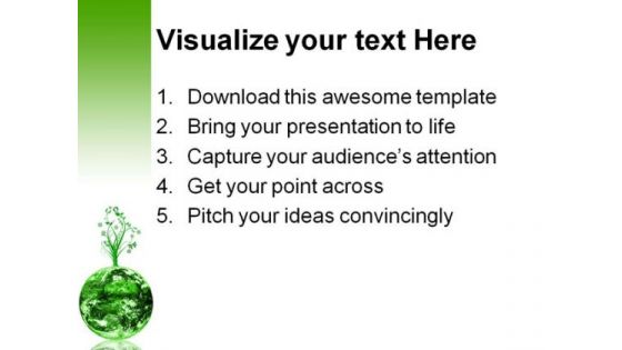 Green Earth Concept Environment PowerPoint Themes And PowerPoint Slides 0211