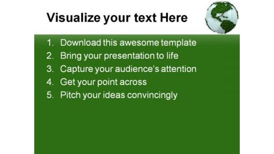 Green Earth Environment PowerPoint Templates And PowerPoint Backgrounds 0311