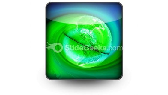 Green Earth PowerPoint Icon S