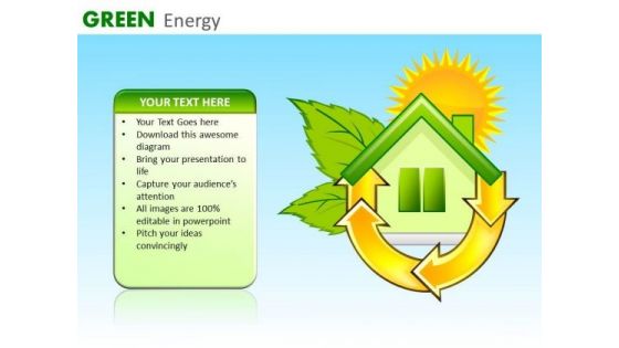 Green Energy Consumption Home PowerPoint Ppt Templates Ppt Slides