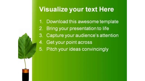 Green Energy Environment PowerPoint Templates And PowerPoint Backgrounds 0511