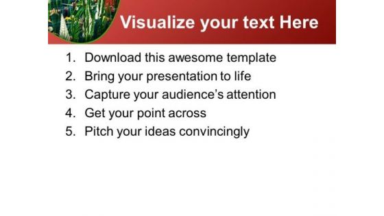 Green Garden Theme Background PowerPoint Templates Ppt Backgrounds For Slides 0513