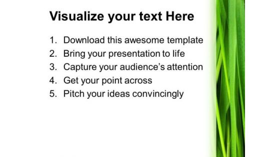 Green Grass Environment PowerPoint Templates And PowerPoint Themes 0512