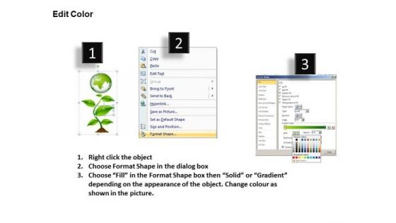 Green Growth Nature Environment PowerPoint Templates Ppt Slides