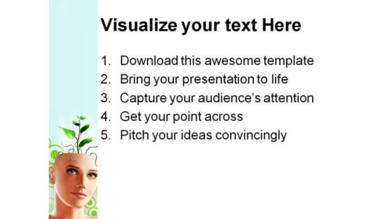 Green Idea Nature PowerPoint Templates And PowerPoint Backgrounds 0111