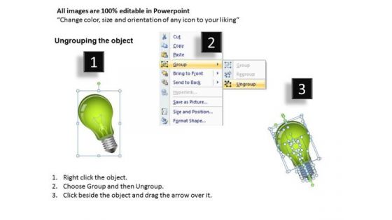 Green Idea PowerPoint Ppt Templates