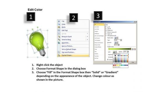 Green Idea PowerPoint Ppt Templates