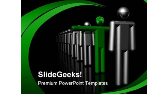 Green Man Ecology Global PowerPoint Themes And PowerPoint Slides 0411