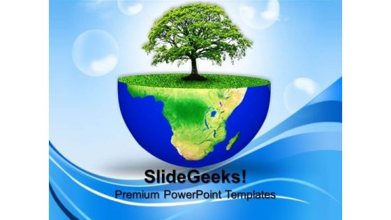 Green Planet Earth Environment PowerPoint Templates And PowerPoint Themes 0812