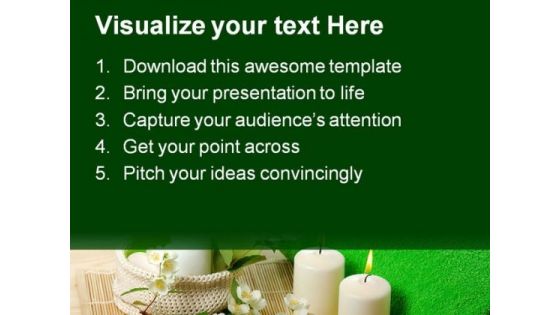 Green Spa Beauty PowerPoint Templates And PowerPoint Backgrounds 0311