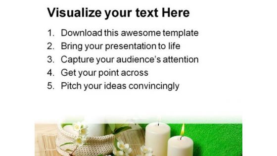 Green Spa Beauty PowerPoint Themes And PowerPoint Slides 0311