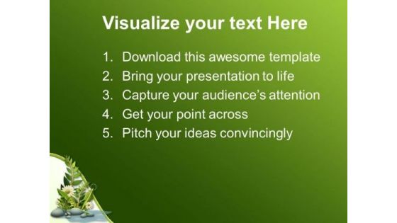 Green Tree With Abstract Background PowerPoint Templates Ppt Backgrounds For Slides 0713
