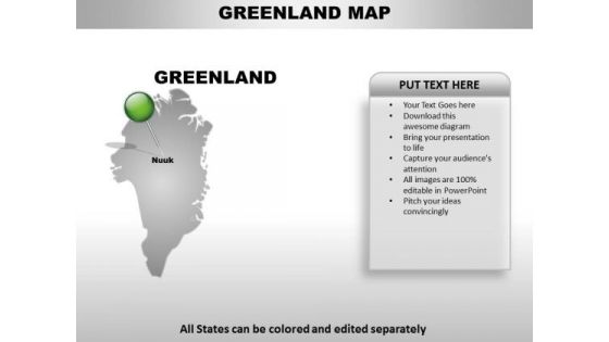 Greenland Country PowerPoint Maps